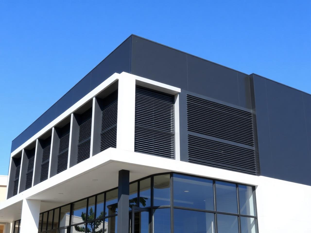 Commercial building painted by Vertex Coatings